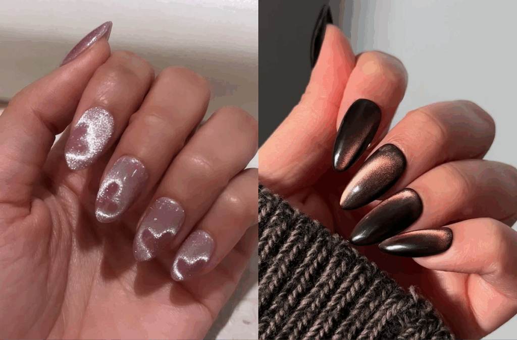 Cat-Eye Nägel 