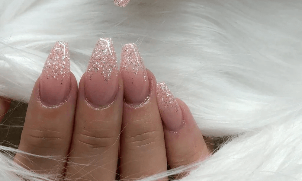 Glitzernde Pailletten-Ballerinas